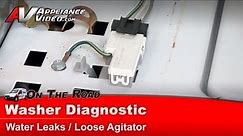 Whirlpool Washer Repair - Water Leak and a Loose Agitator - Clutch