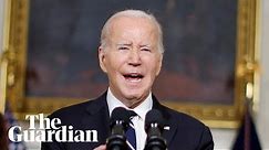 Joe Biden condemns Hamas attacks and pledges support for Israel – video