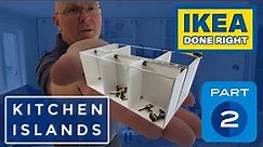 IKEA Kitchen Island DIY: How to Build an IKEA Kitchen Island from Cabinets
