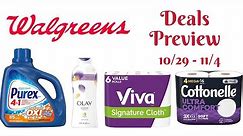 Walgreens Weekly Deals Preview 10/29 - 11/4