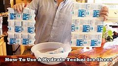 How To Hydrate & Use Techni Ice Sheet; Cools & Warms TechniIce Pack For Coolers