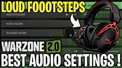 BEST Audio Settings for Warzone 2! (Loud footsteps in Warzone 2)
