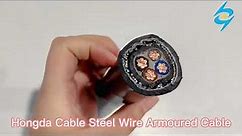 XLPE PVC STEEL WIRE ARMOURED SWA CABLE 4x16mm2 4x25mm2