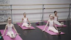 Ballet Exam. Girls 10-12 years old. Childrens Ballet School