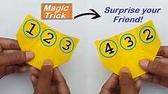 How to make magic tricks with paper | Origami fun game