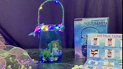DIY Mermaid Toy Lantern Night Light Craft Kits - Floating Mermaid Garden Room Decor Arts and Crafts, Mermaid Tail Toys for Girls, Make Your Own Mermaid Night Light, Mermaid Gifts for Girls 5 - 10