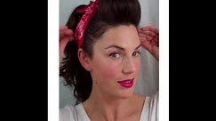 6 PIN UP looks for BEGINNERS ( QUICK and EASY VINTAGE/ RETRO hairstyles) - Fitfully Vintage