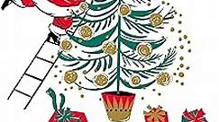 Hallmark Business 25 Pack Bulk Customer Christmas Cards (Santa Wishes)