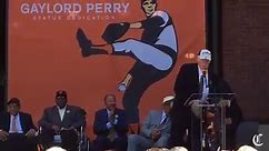 Gaylord Perry statue unveiling