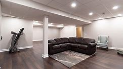 Stunning Basement Renovation from Start to Finish in 7 Minutes