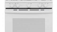GE 30" White Freestanding Gas Convection Range With No Preheat Air Fry - JGB735DPWW