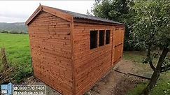 14x7 Hipex Heavy Duty Shed Installation - Garden Sheds Build - Shed Sale UK