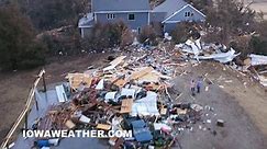 Winterset, Iowa tornado damage