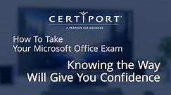 Certiport MOS Exam Tutorial (voiceover)