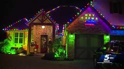 Oklahoma dad, daughter bond over unique Christmas lights