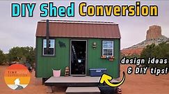 They Converted a Shed into a Cozy Off Grid Tiny House - design ideas!