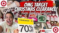 TARGET 70% OFF CHRISTMAS CLEARANCE || HUGE HAUL + AMAZING FINDS!! OMG I GOT SO MUCH STUFF!