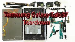 Samsung Galaxy Tab S7 11" SM-T870 / SM-T875 Full Disassembly Teardown Guide.