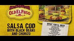 Salsa Cod with Black Beans and Chorizo | Andy Bates | Old El Paso