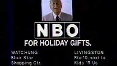 1984 NBO Men's Wear "For Holiday Gifts" New York Local TV Commercial