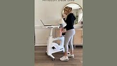 Amazon desk bike! Comment LINK and I’ll send you links! Work and exercise at the same time.♥️ The desk height is adjustable and there’s also a cup holder. 😍 #amazonhome #amazonfind #founditonamazon #amazonfinds #amazonmusthaves #amazonfavorites #amazonhomefinds #amazonmusthave #workoutequipment #workoutsathome #spinbike #deskbike #homegymideas #officeideas #officeessentials | Our Winton home