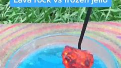 Lava rock vs frozen jello #scienceexperiments #science #fypシ #satisfying #oddlysatisfying #foryourpage #fy #fyp #viral #foryou | OWelov