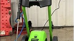 Testing out a new electric power washer@greenworkstools