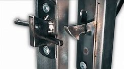 Custom Door Latch Opens Both Inside and Outside | Unique DIY