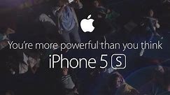 Apple - iPhone 5s - TV Ad - Powerful