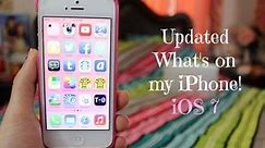 Updated What's on my iPhone 5! (iOS 7)