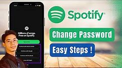 How to Change Your Password on Spotify !