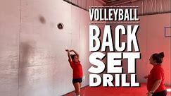 Back Set Volleyball Drill