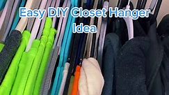Easy Diy Closet Hanger Idea #fyp #DIY #RayBanElevatorDance | Non-Veg Friends