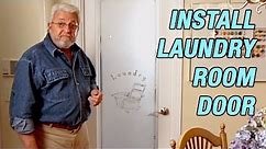 Install a Laundry Room Door
