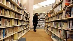 In a library near you: Stacks of DVDs