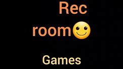 Rec room games part 1@ BOOvr👻