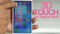 Top 3D Touch tips for iPhone 6s