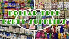 😱OMG‼️DOLLAR TREE PARTY SUPPLIES SHOP WITH ME🛍️