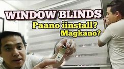 PAANO MAG INSTALL NG WINDOW BLINDS | DIY Home Makeover Philippines