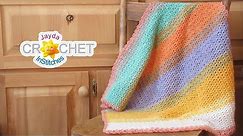 Pixie Baby Blanket using Lion Brand Mandala Yarn - Crochet Pattern & Tutorial