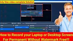 How to Record screen on laptop | Best Screen Recorder for pc | How to Record screen on windows 10|11
