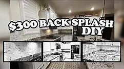 Affordable Kitchen Backsplash $300 (DIY)