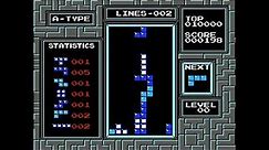 TETRIS (NES) GAME OVER Screen
