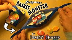 Origami Basket Monster