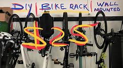 Wall Mounted Bike Rack - DIY Inexpensive 6 Bikes Rack