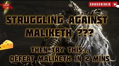 How to defeat Maliketh Easily - Try this easy technique & cheese Maliketh - Elden Ring - Patch 1.09
