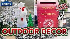 Outdoor Christmas Decorations at LOWES 2021 | Easy Christmas Decoration Ideas | SHOPMAS DAY 5