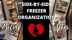 SIDE-BY-SIDE FREEZER ORGANIZATION | ORGANIZE WITH ME: THE HOME EDIT FREEZER ORGANIZATION METHOD
