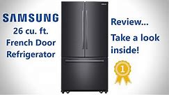 Samsung French Door Refrigerator with Internal One Touch Water Filter Review. Model no. RF261BEAESG