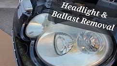 Where is Headlight Bulb Ballast On Mercedes CLK #shorts